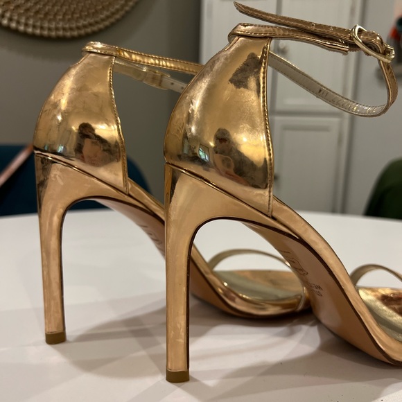 Stuart Weitzman 3.5 rose gold stilettos. Great condition - Picture 5 of 5